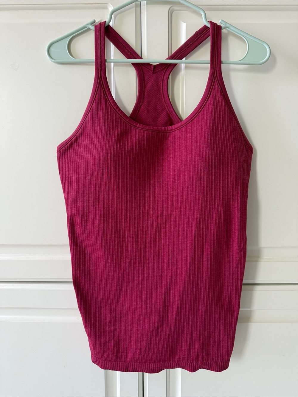 Lululemon Ebb to street tank Top - Magenta smoke size10